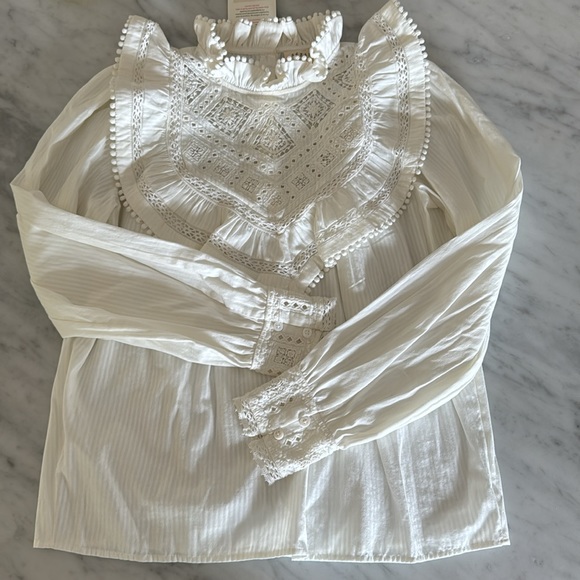Sezane Gloria Blouse size 0 - Picture 8 of 9